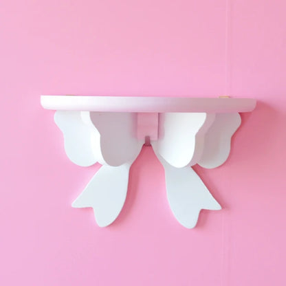 Butterfly Knot Style Wall Decoration Storage Shelf No Punch DIY Living Room Bedroom Wall Hanging Toy Model Display Shelf