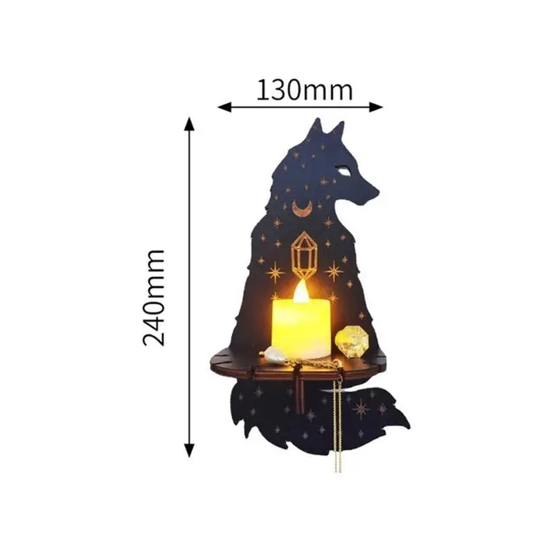 New Crystal Decorative Shelf Wooden Carving Pattern Handicraft Crystal Rack Home Candle Holder Decor Crystal Display Stand Craft