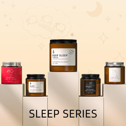 2 Wicks Sleep Large Candle Gift Set, Candles Long Burning up to 100 Hours (14.2OZ), Scented Candles for Anxiety Relief &amp; Perfect Sleep, Lavender Promotes Sleep, Chamomile Relieves Stress