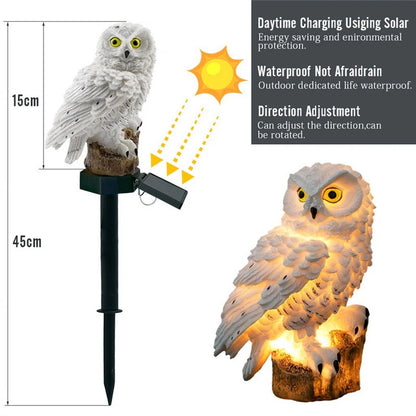 Solar Lamp Owl Animal Solar Garden Lights Solar Powered Solar Led Light Outdoor Garden Decoration Lamp Waterproof Solar Lights