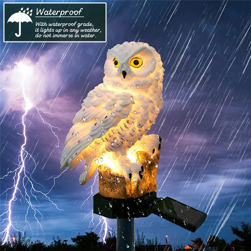 Solar Lamp Owl Animal Solar Garden Lights Solar Powered Solar Led Light Outdoor Garden Decoration Lamp Waterproof Solar Lights