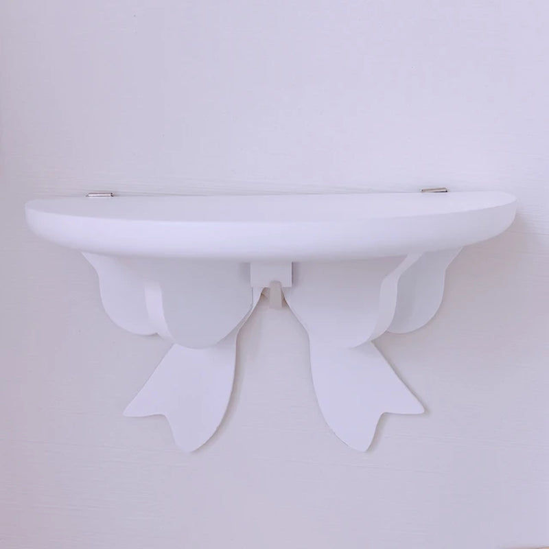 Butterfly Knot Style Wall Decoration Storage Shelf No Punch DIY Living Room Bedroom Wall Hanging Toy Model Display Shelf